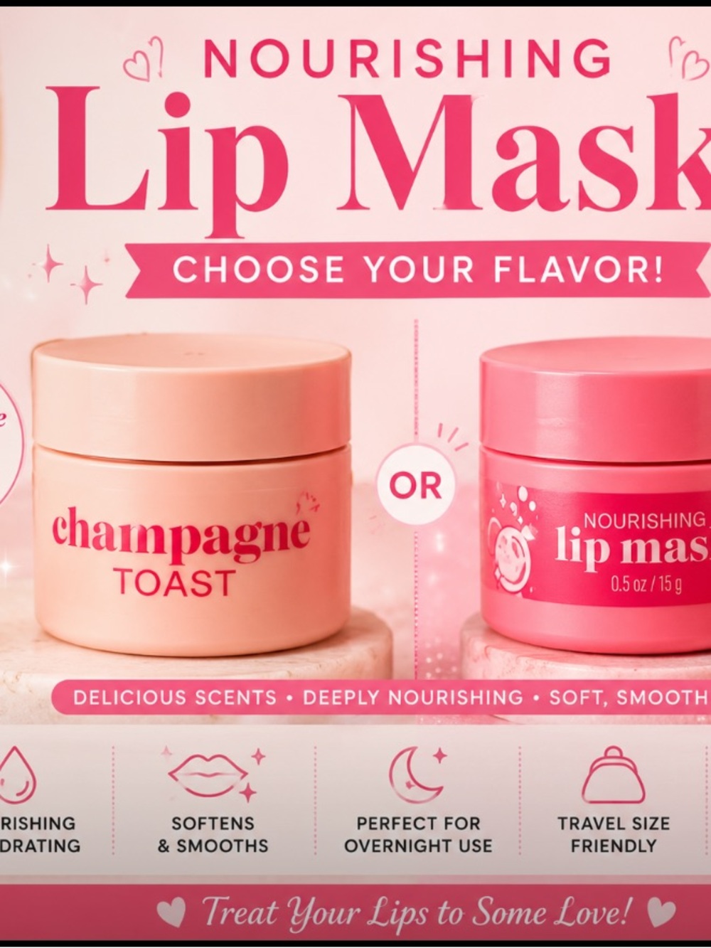 Nourishing Lip Mask - Choose your flavor